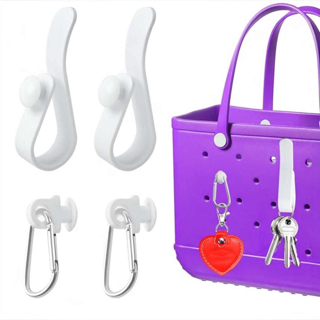 6-Pc Buckle & Hook Bag Set