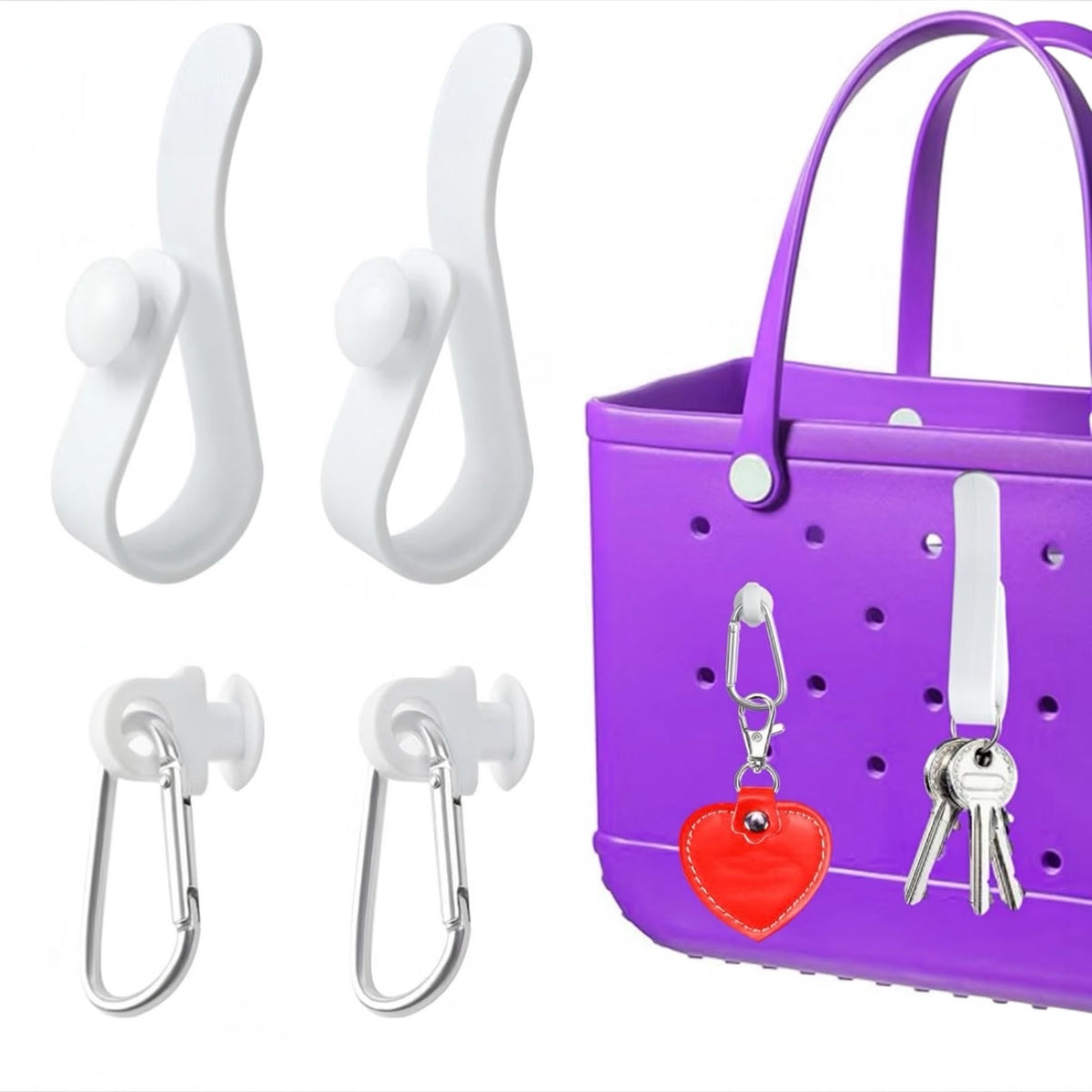 6-Pc Buckle &amp; Hook Bag Set