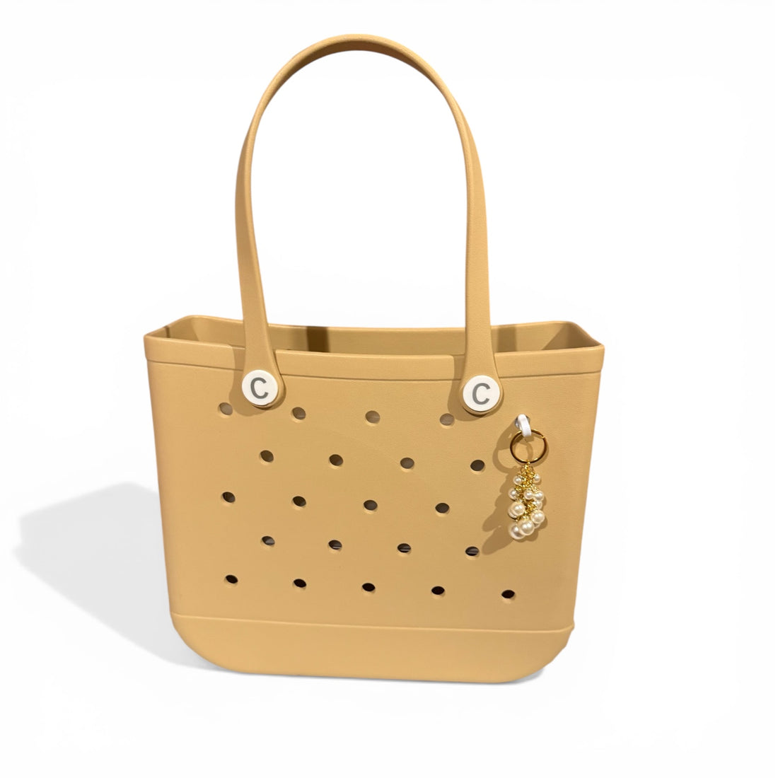 Pearl &amp; Rhinestones Tassel Keyring