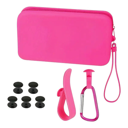 5-Piece Complete CrocBagg Accessory Set - Hot Pink
