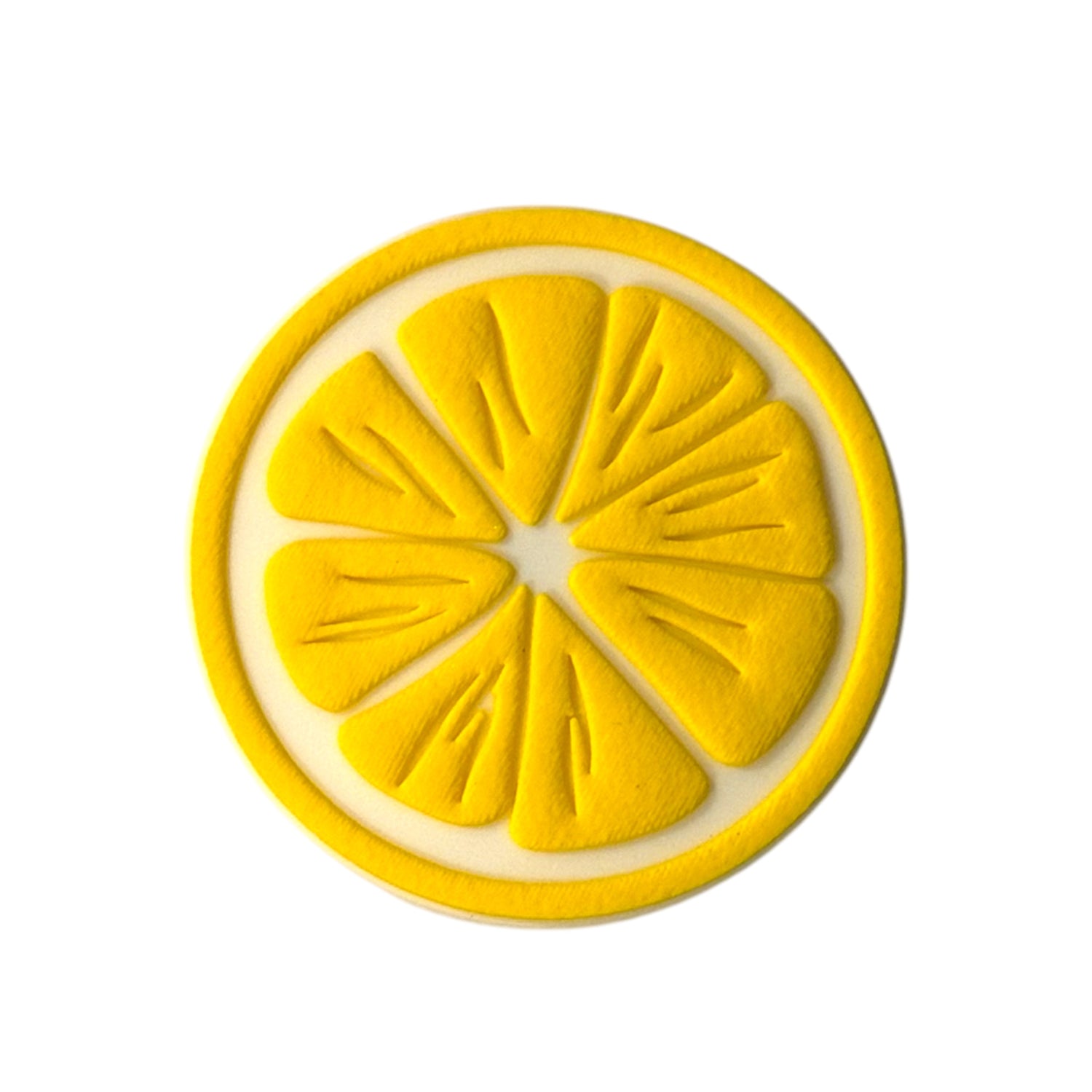Zesty Lemon Slice Bag Charm