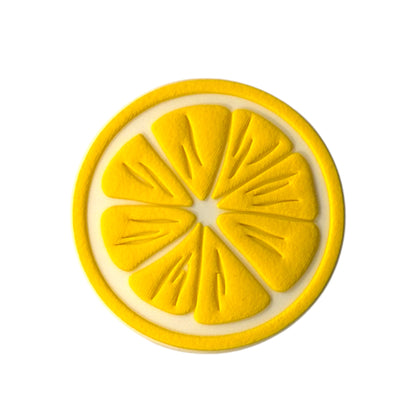 Zesty Lemon Slice Bag Charm