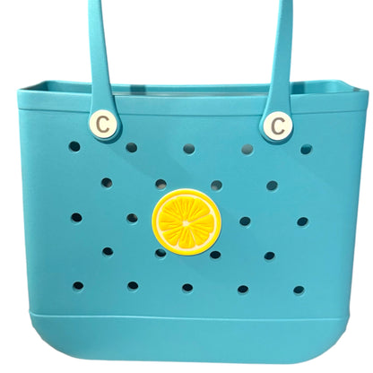 Zesty Lemon Slice Bag Charm