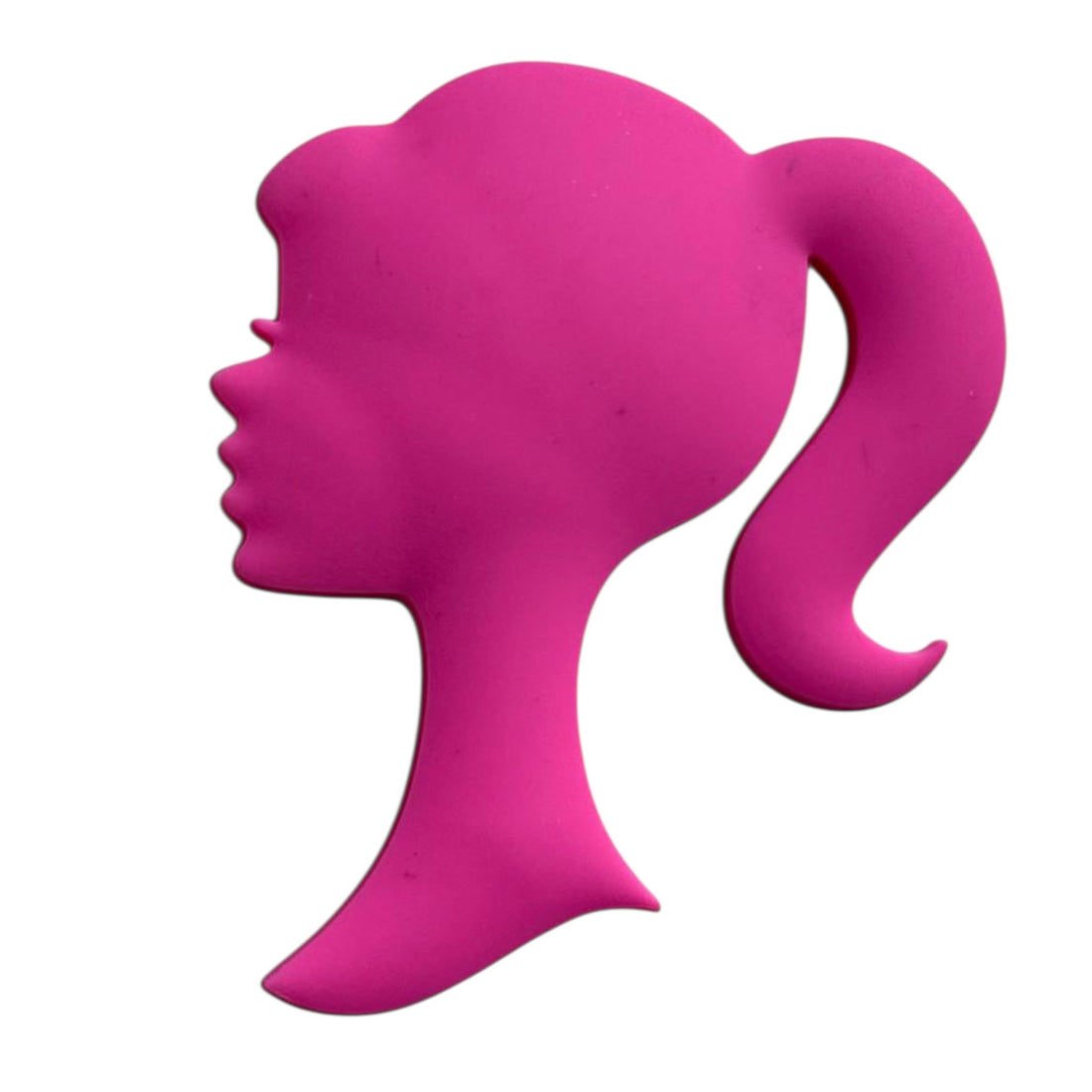 Barbie Style Girls Face Silhouette