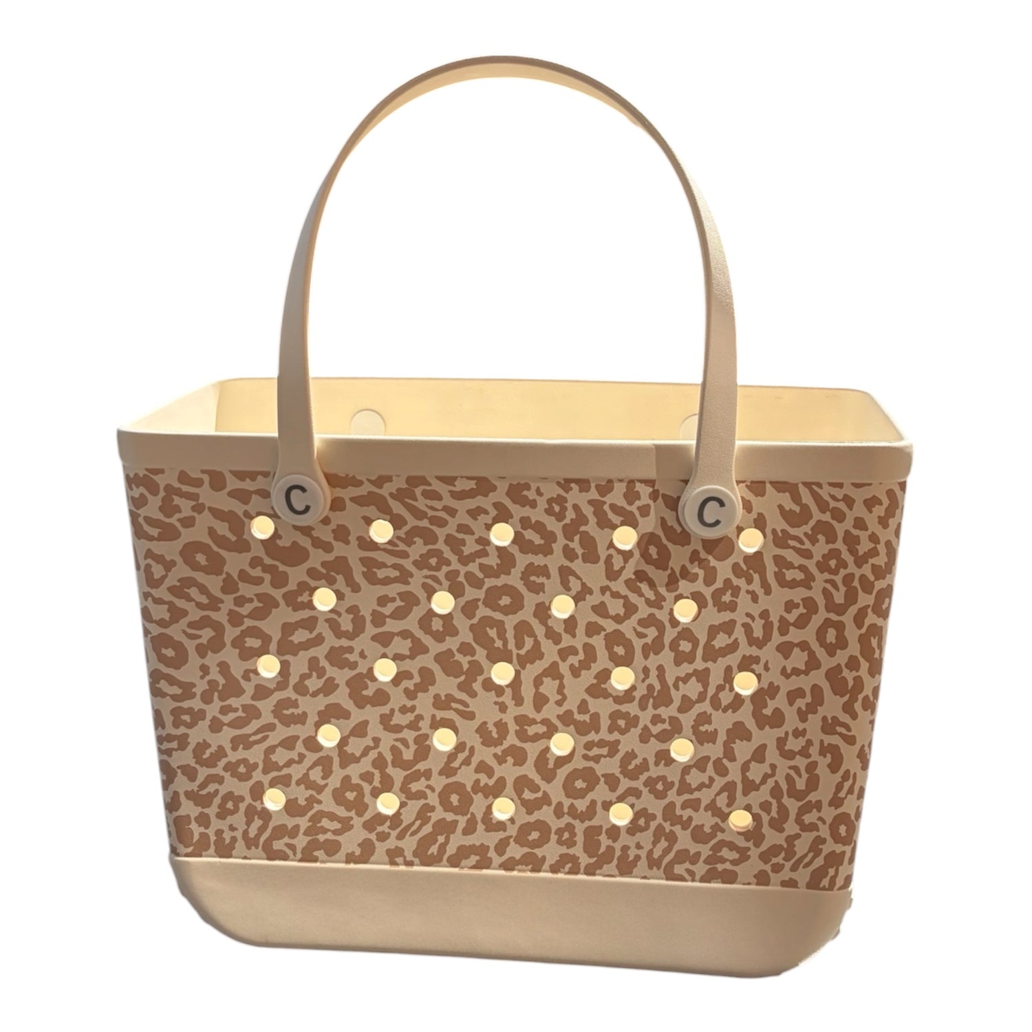 Extra Large Leopard Print Crocbagg Tote Bag’s