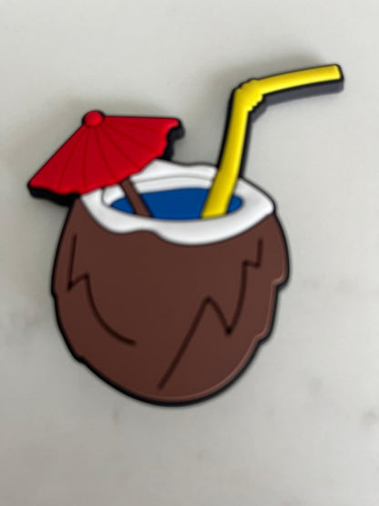 Coconut Cocktail Bag Charm